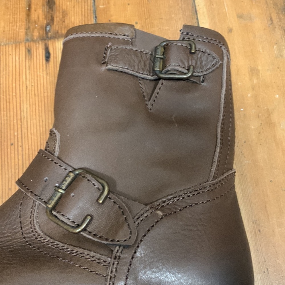 New in box Liberty Black leather, handmade harness bootie. - Picture 3 of 6
